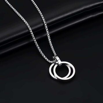 Мужской кулон Dual Rings ЧЛКDR-006 фото