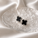 Жіночі сережки Noir Clover Earrings ЖСN-001 фото 2