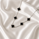 Жіноче кольє Noir Clover Necklace ЖКC-001 фото 1