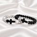 Парні браслети з хрестиками Faith Black & White ПБ-FTH-001 фото 2