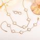 Комплект: колье + браслет + серьги SET-KLEVER-WHITE-GOLD-002 фото 1
